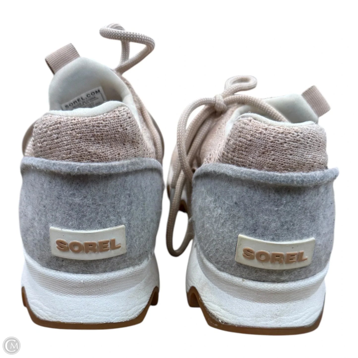 Shoes Athletic By Sorel In Grey & Tan, Size: 9.5