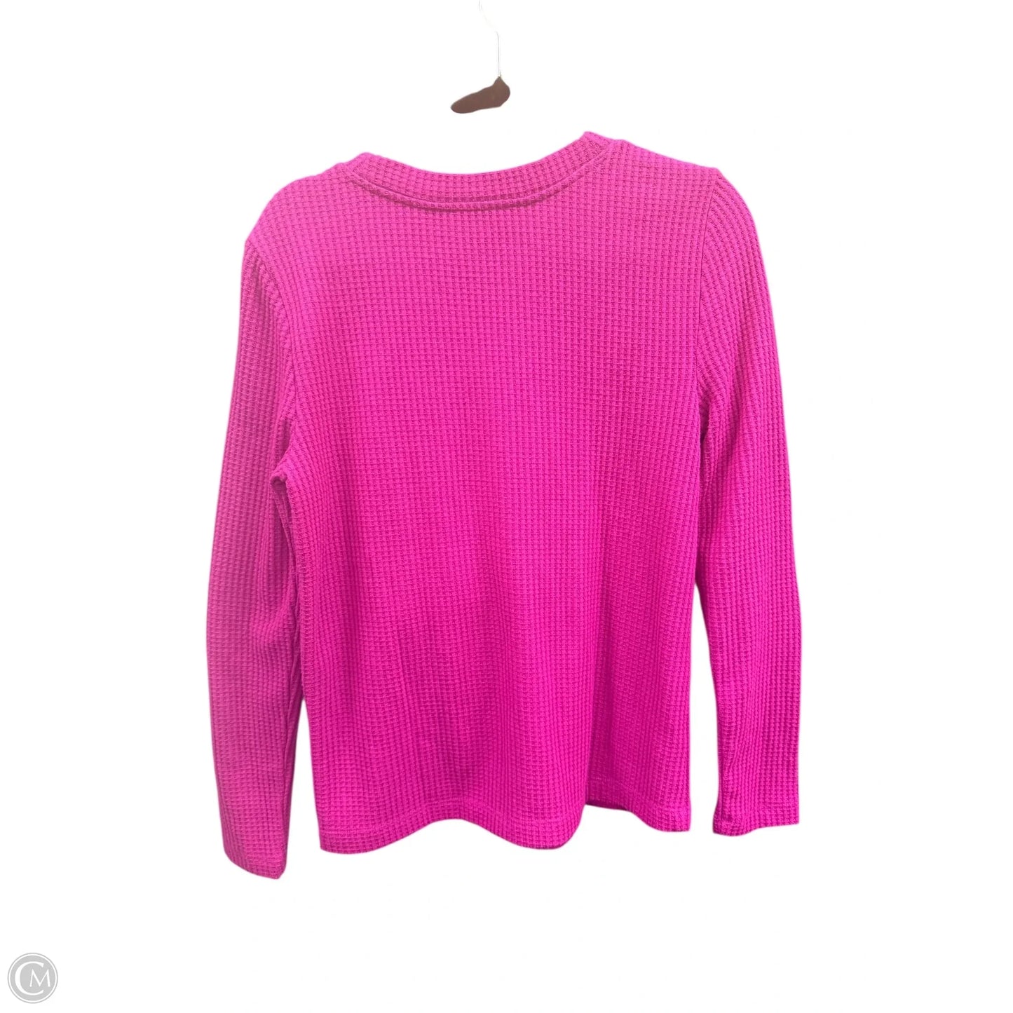 Top Long Sleeve By Loft In Pink, Size: Lp