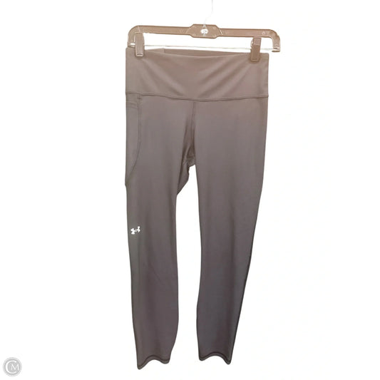 Athletic Leggings By Under Armour In Black, Size: M