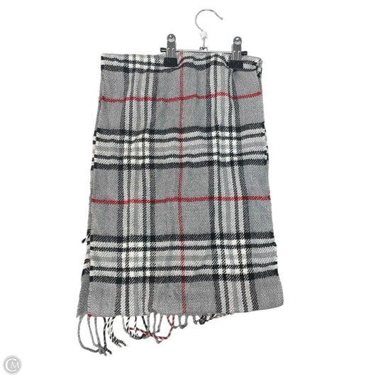 Scarf Winter By Clothes Mentor In Plaid Pattern
