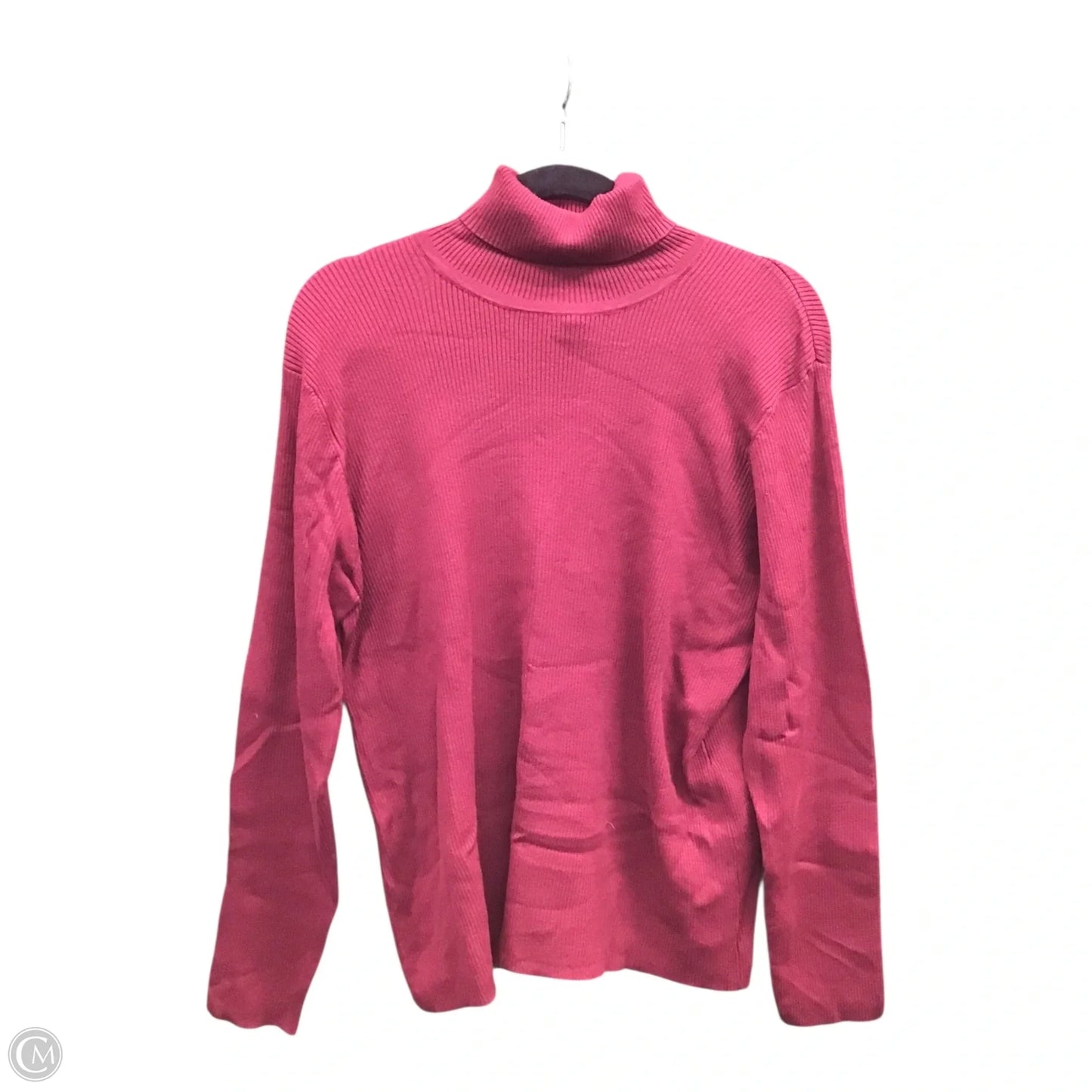 Sweater By Chicos In Maroon, Size: Xl