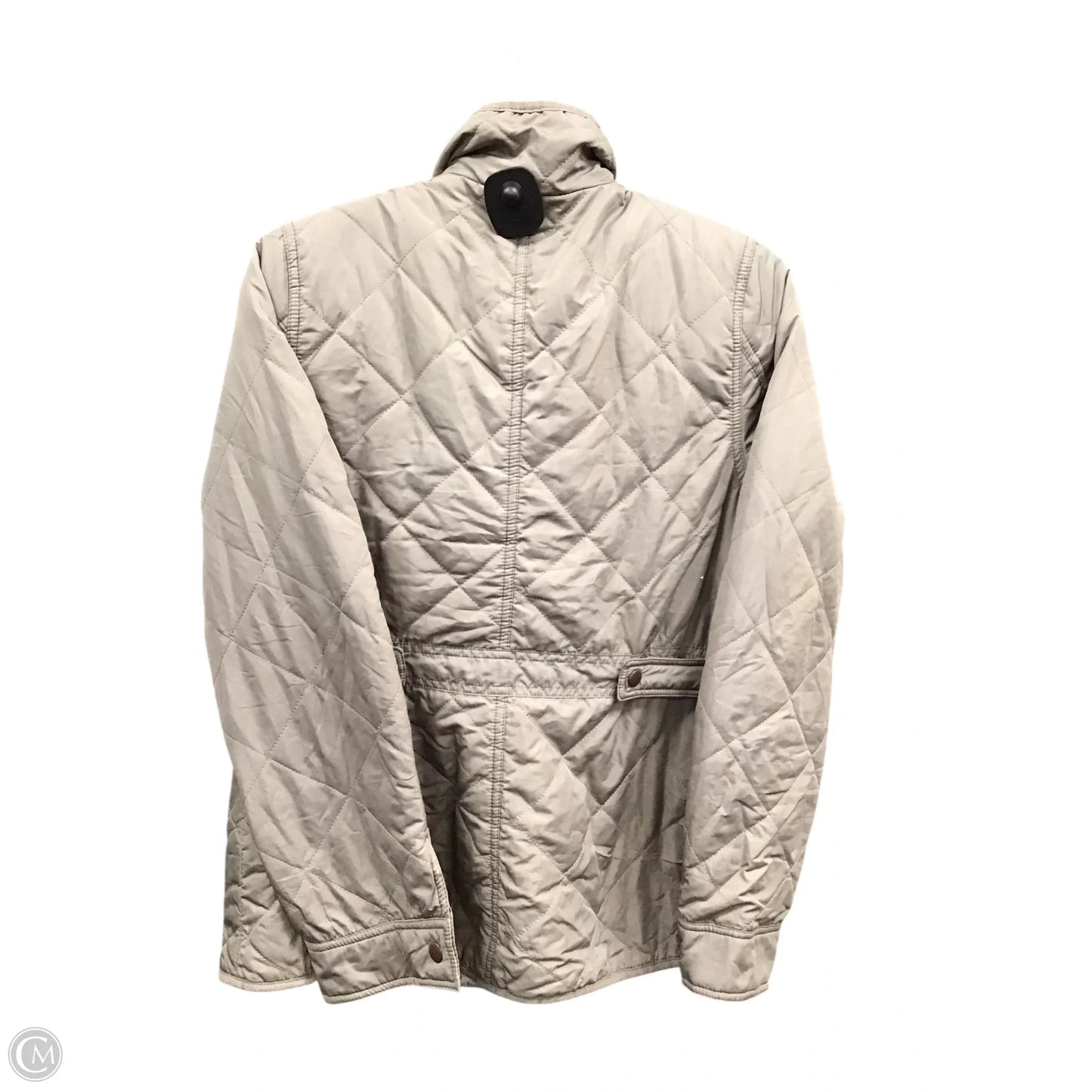 Jacket Puffer & Quilted By Thread And Supply In Tan, Size: M