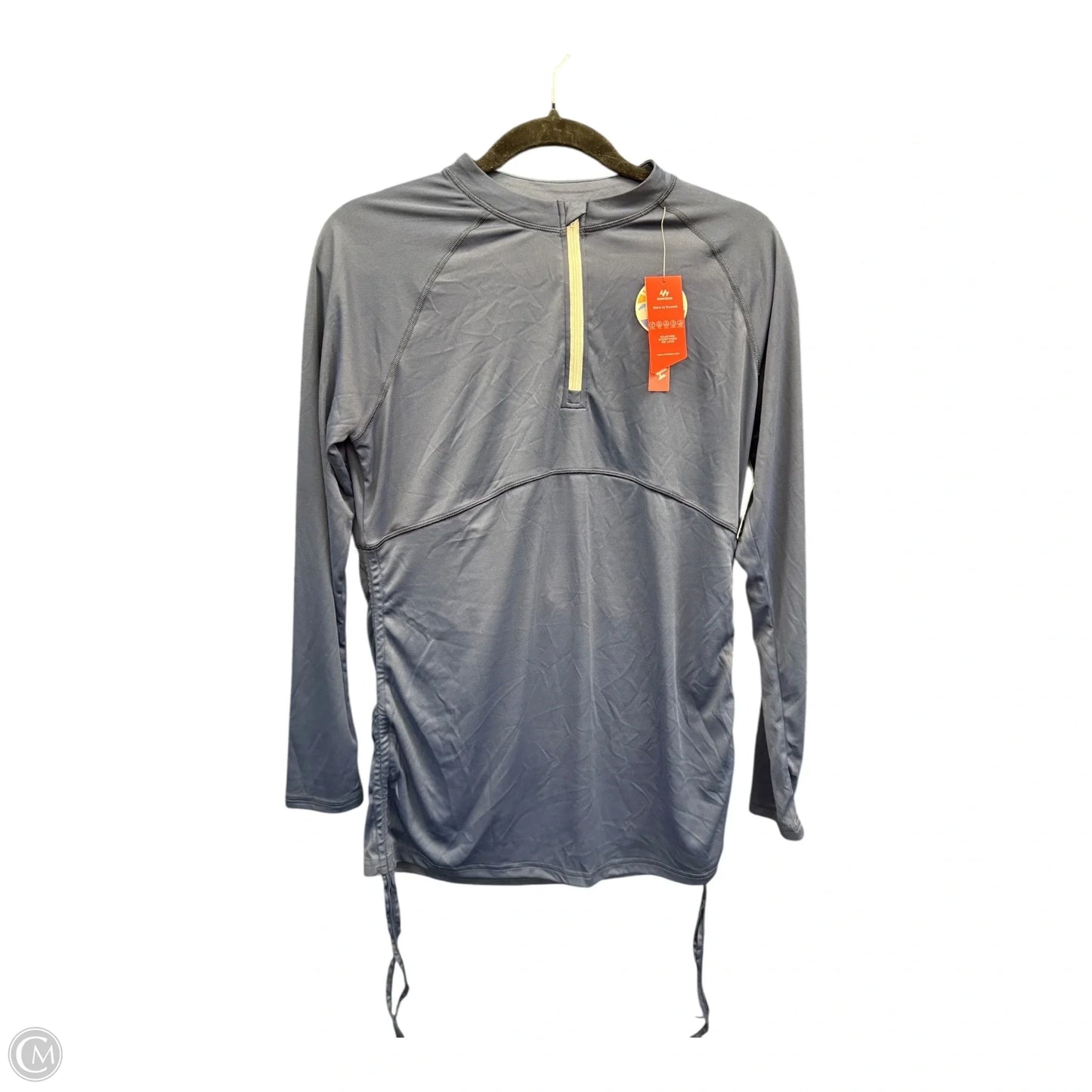 Athletic Jacket By Clothes Mentor In Blue & White, Size: M