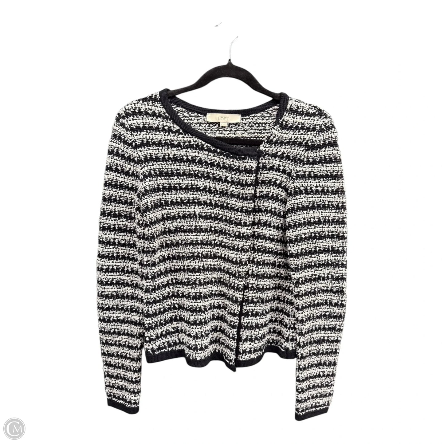 Blazer By Ann Taylor In Black & White, Size: S