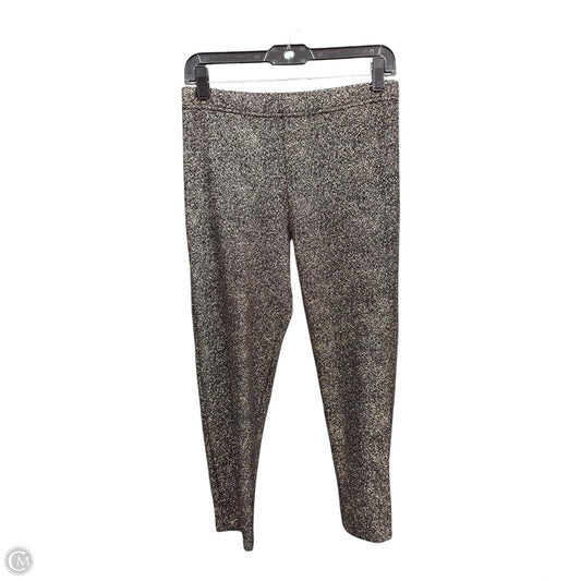 Pants Leggings By Bar Iii In Black & Gold, Size: L