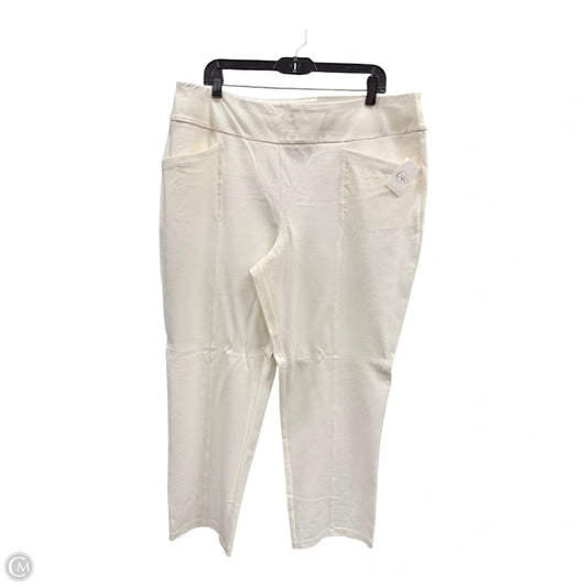 Pants Dress By Cato In Cream, Size: Xl