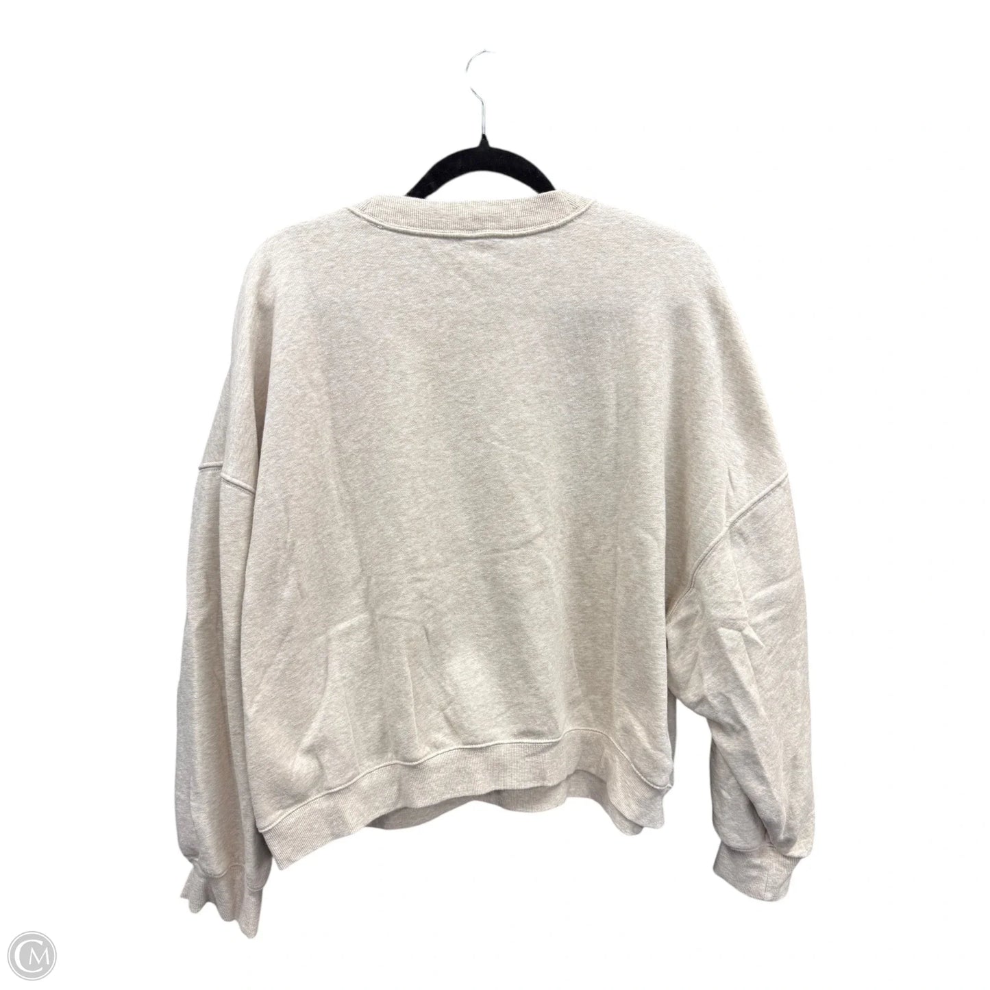 Sweatshirt Crewneck By Old Navy In Tan, Size: Xxl