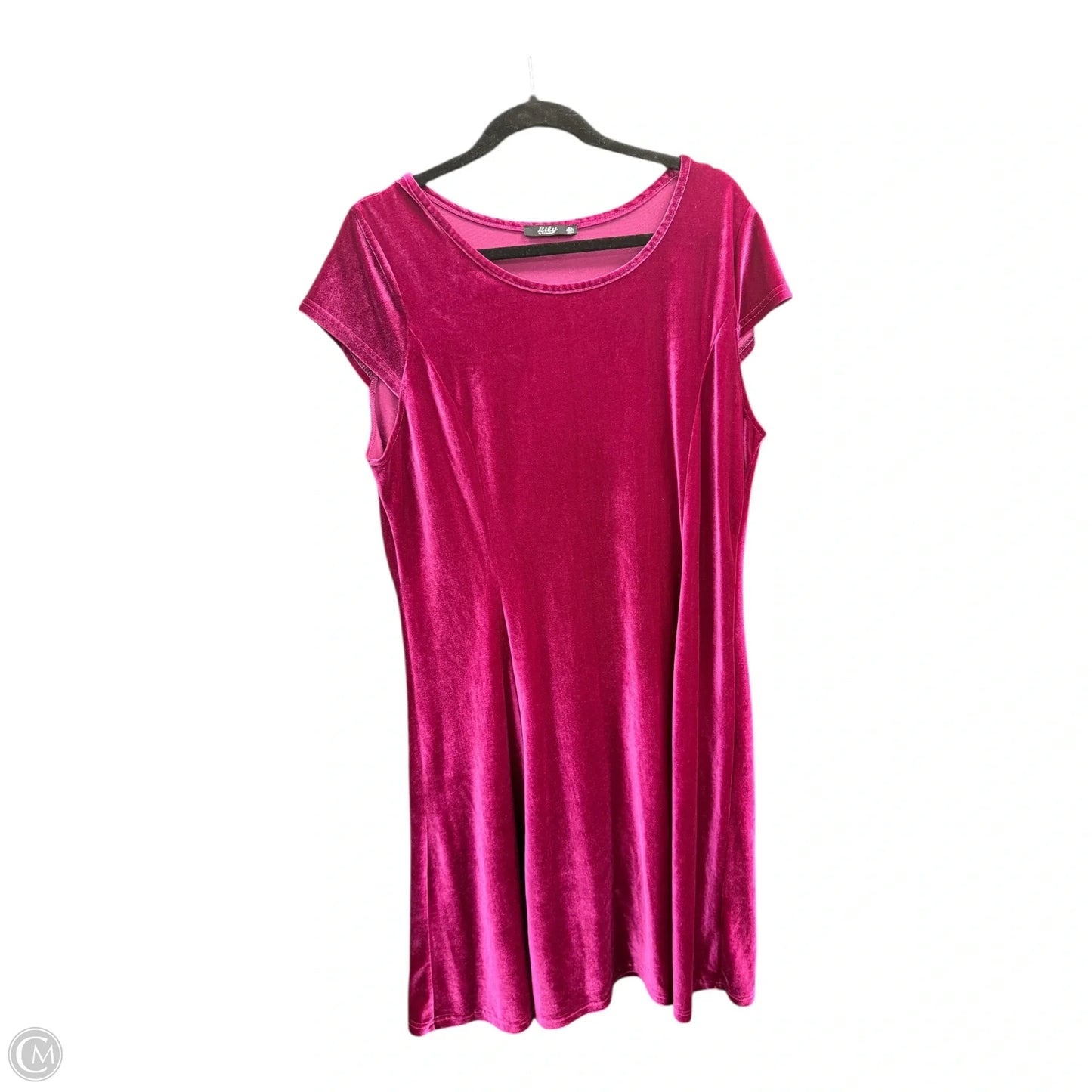 Dress Casual Short By Lily In Pink, Size: Xl