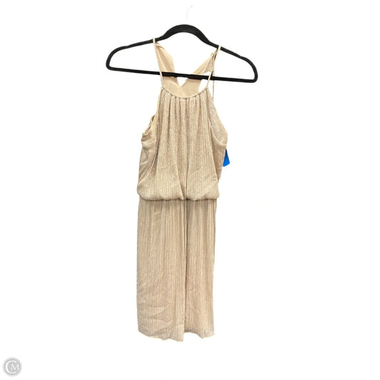 Dress Party Short By En Focus In Gold & Silver, Size: 4