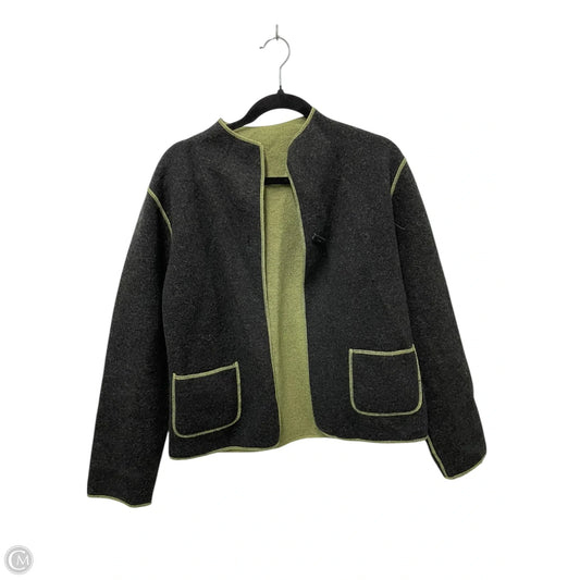 Jacket Other By Clothes Mentor In Green & Grey, Size: M