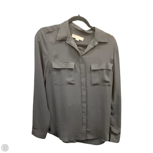 Blouse 3/4 Sleeve By Loft In Black, Size: M