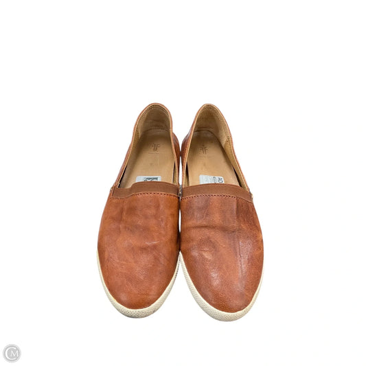 Shoes Designer By Frye In Copper, Size: 7