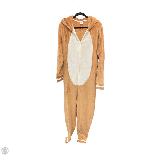 Jumpsuit By Clothes Mentor In Animal Print, Size: L