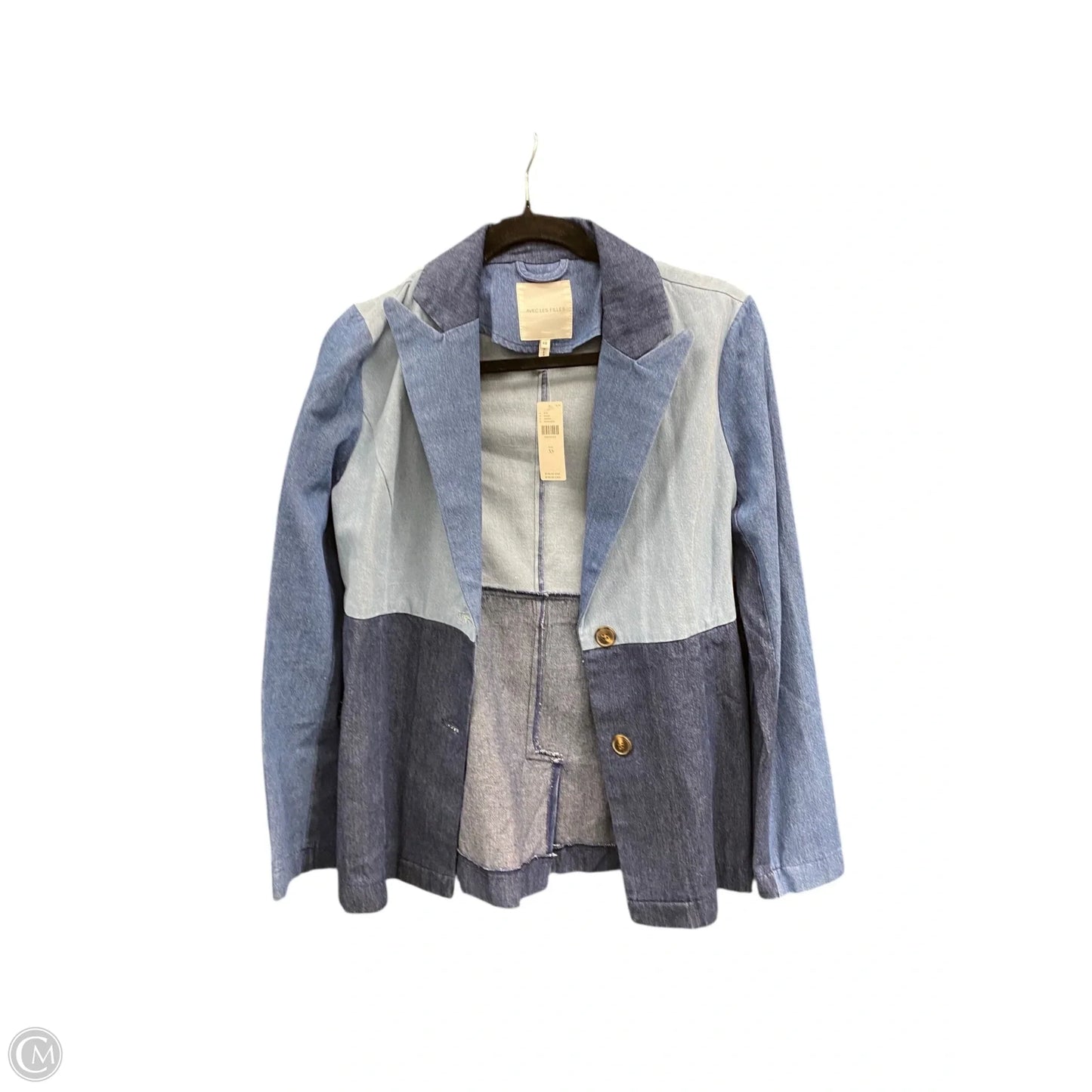 Blazer By Avec Les Filles In Blue, Size: Xs