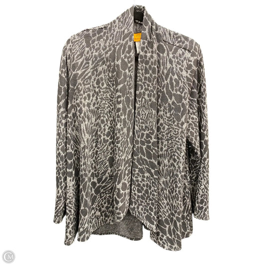 Cardigan By Ruby Rd In Animal Print, Size: L