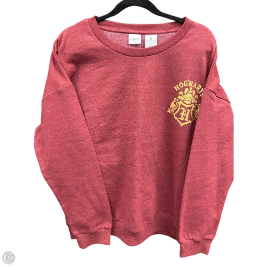 Sweatshirt Crewneck By Clothes Mentor In Maroon, Size: Xl
