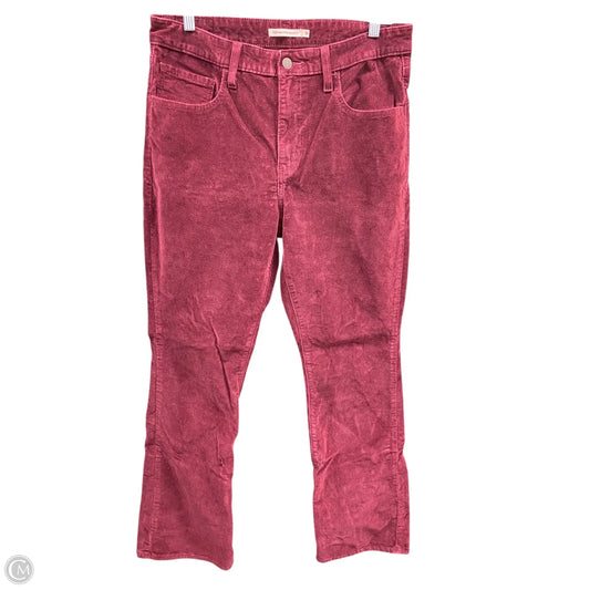 Pants Corduroy By Levis In Maroon, Size: 12