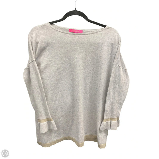 Sweater Designer By Lilly Pulitzer In Grey, Size: S