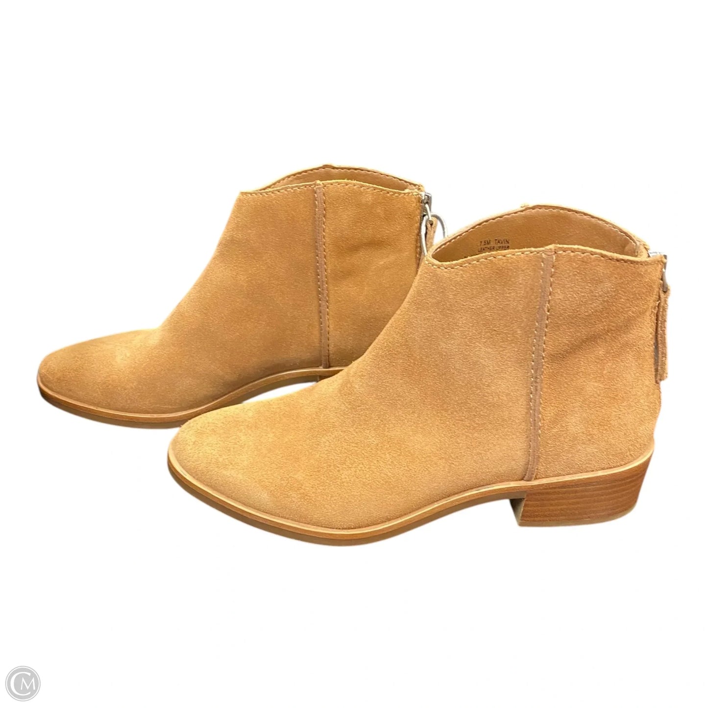Boots Ankle Heels By Dolce Vita In Tan, Size: 7.5