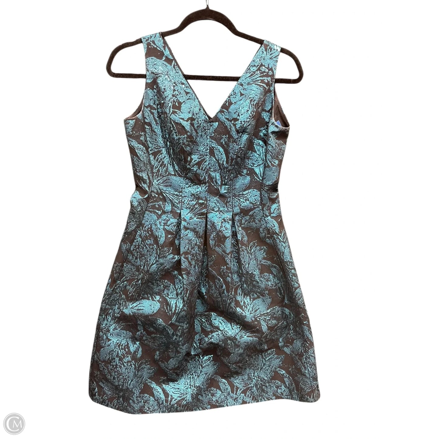 Dress Party Short By Nine West In Black & Blue, Size: 4