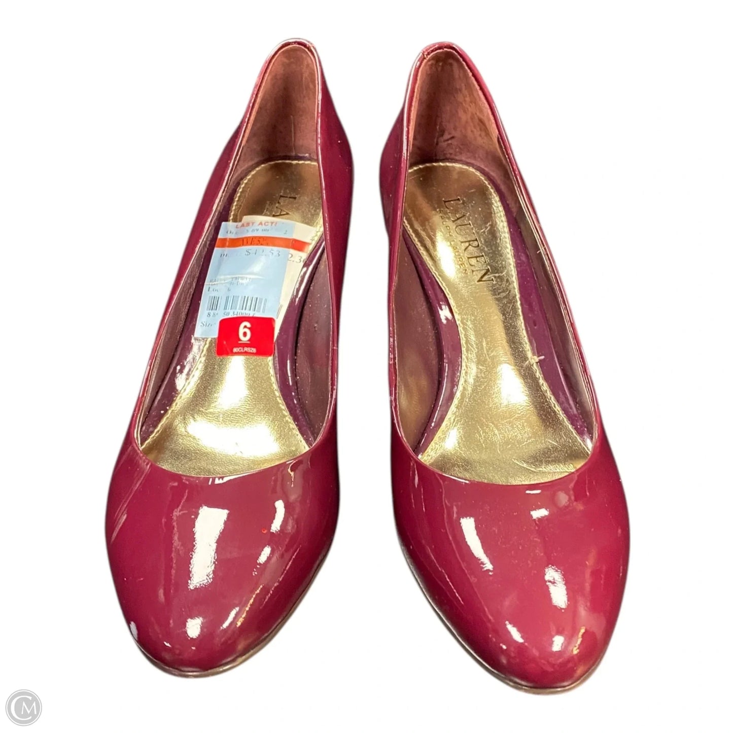 Shoes Heels Block By Lauren By Ralph Lauren In Maroon, Size: 6