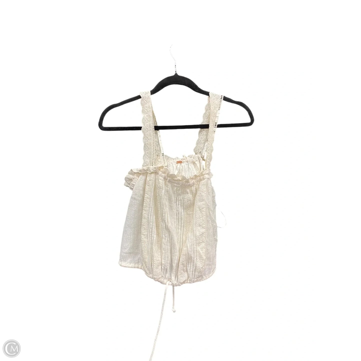 Top Sleeveless By Free People In Cream, Size: Xs