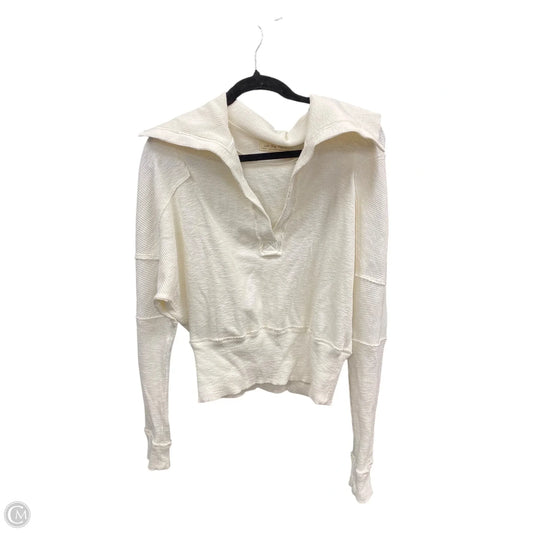 Top Long Sleeve By We The Free In Cream, Size: Xs