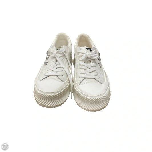 Shoes Sneakers By Sam Edelman In Silver & Yellow, Size: 8