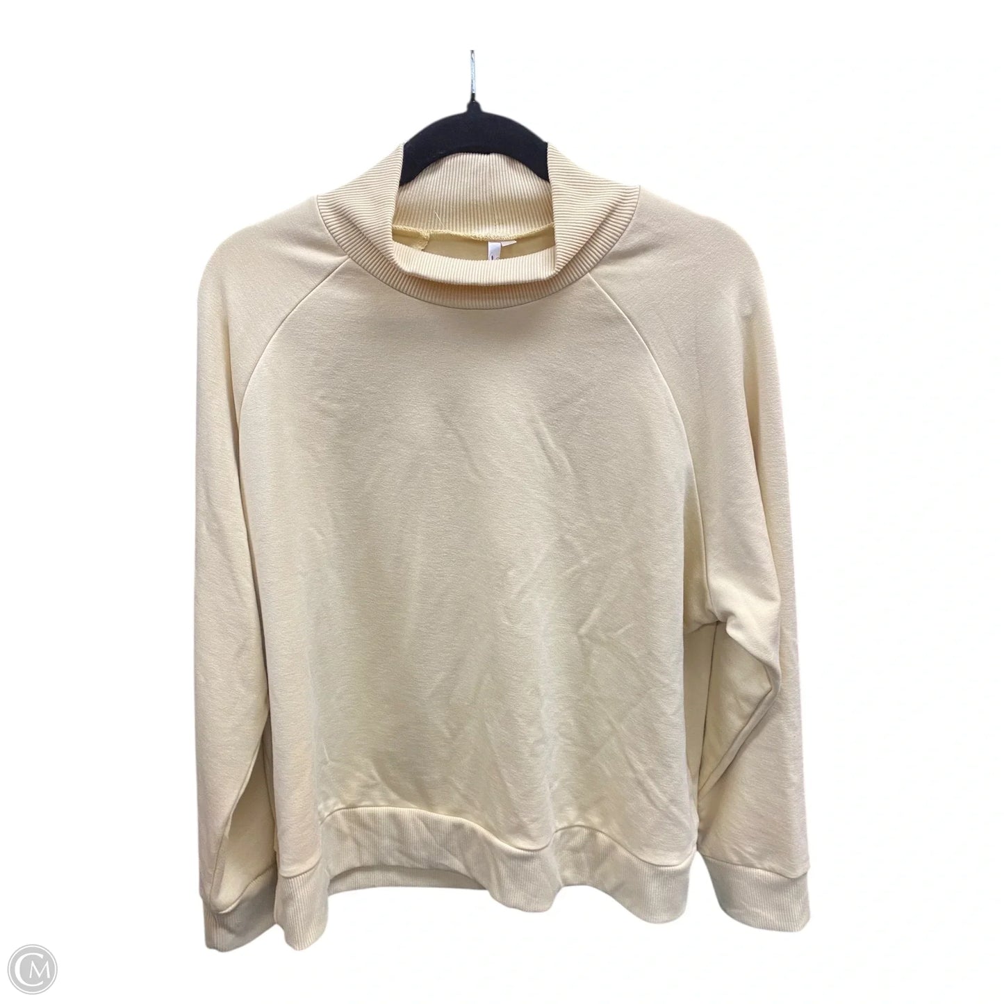Sweatshirt Crewneck By Lulu B In Yellow, Size: 1x