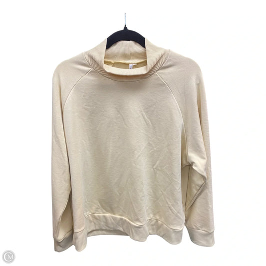 Sweatshirt Crewneck By Lulu B In Yellow, Size: 1x