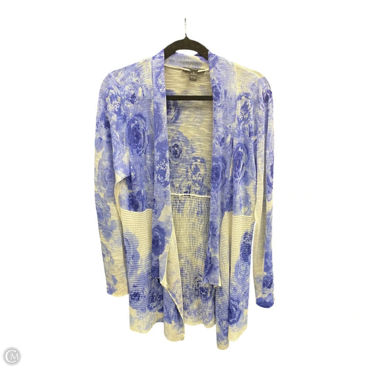 Cardigan By Inc In Floral Print, Size: Xl