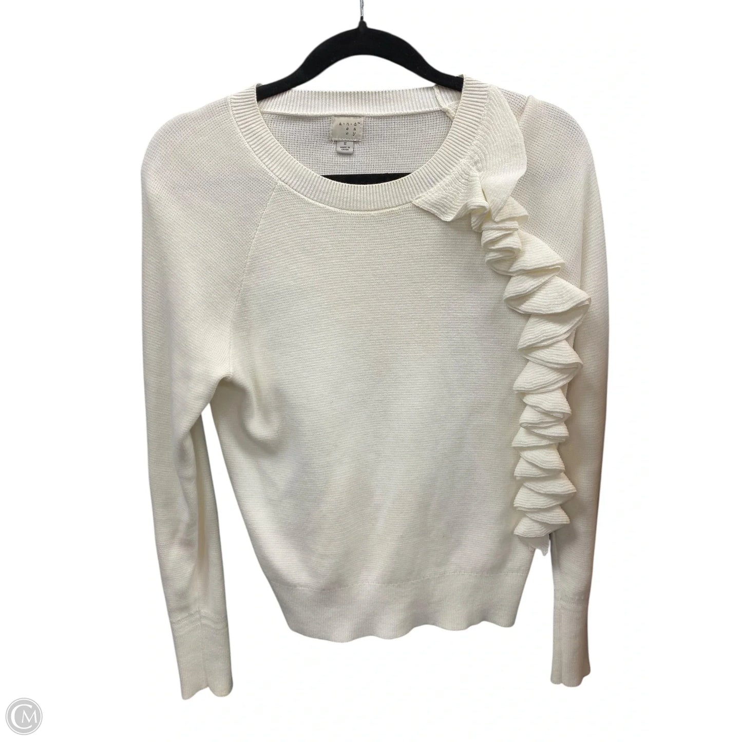 Sweater By A New Day In Cream, Size: S