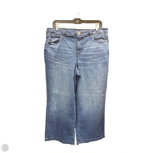 Jeans Wide Leg By Not Your Daughters Jeans In Blue, Size: 12