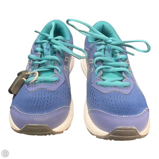 Shoes Athletic By Asics In Blue & Green, Size: 8.5