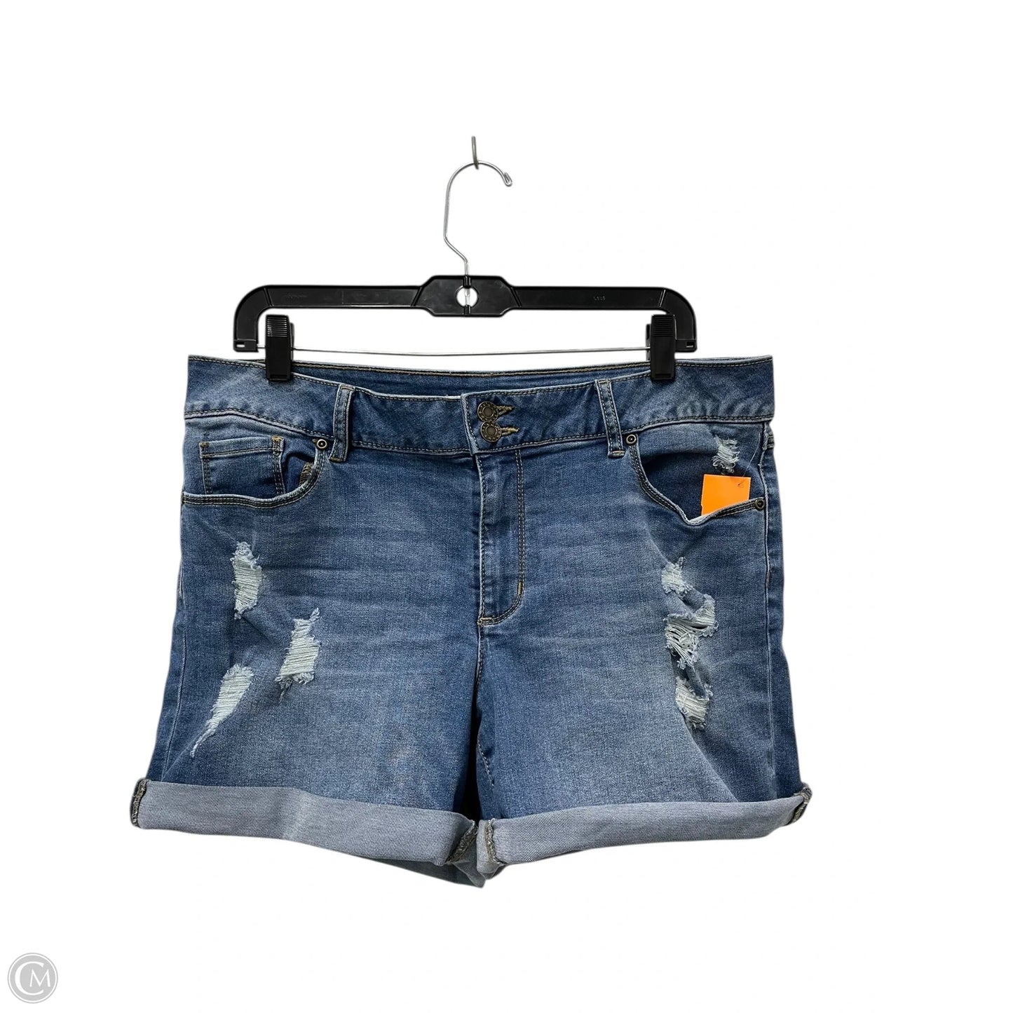 Shorts By Cato In Blue, Size: 14