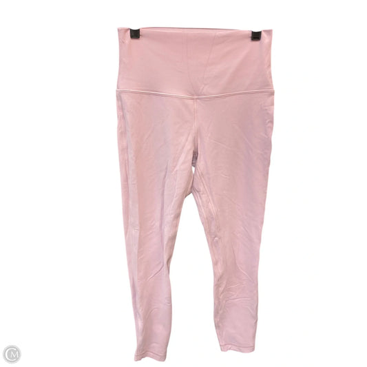 Athletic Leggings By Lululemon In Pink, Size: 6