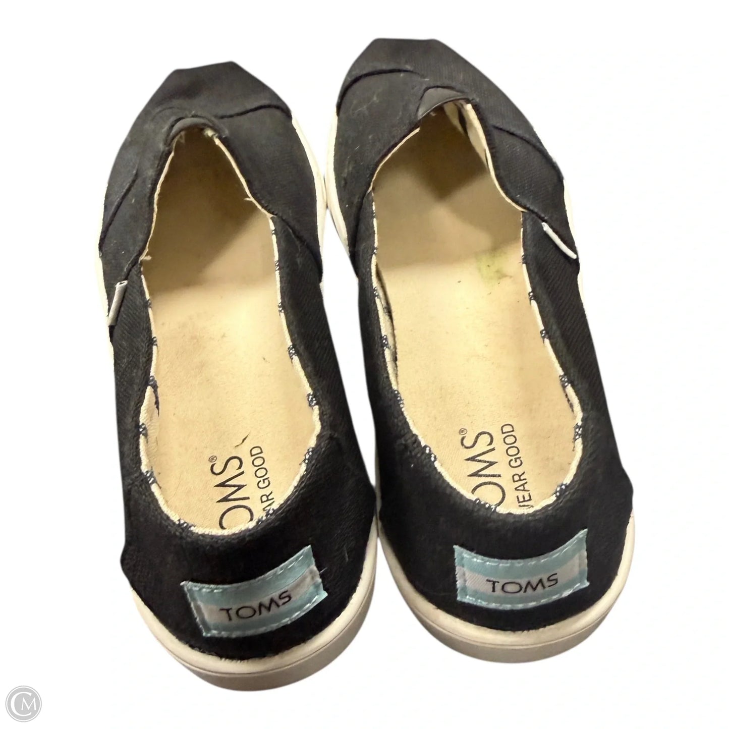 Shoes Flats By Toms In Black, Size: 7.5