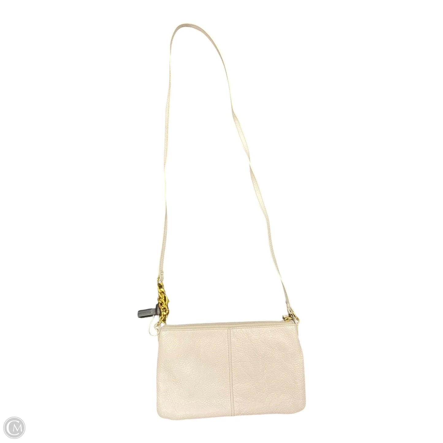 Crossbody Leather By Fossil, Size: Medium