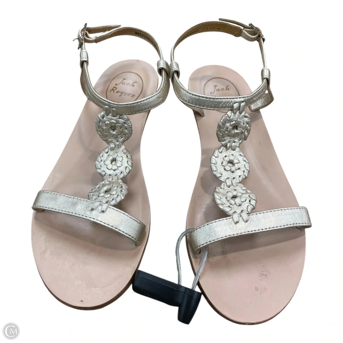 Sandals Flats By Jack Rogers In Gold, Size: 6.5