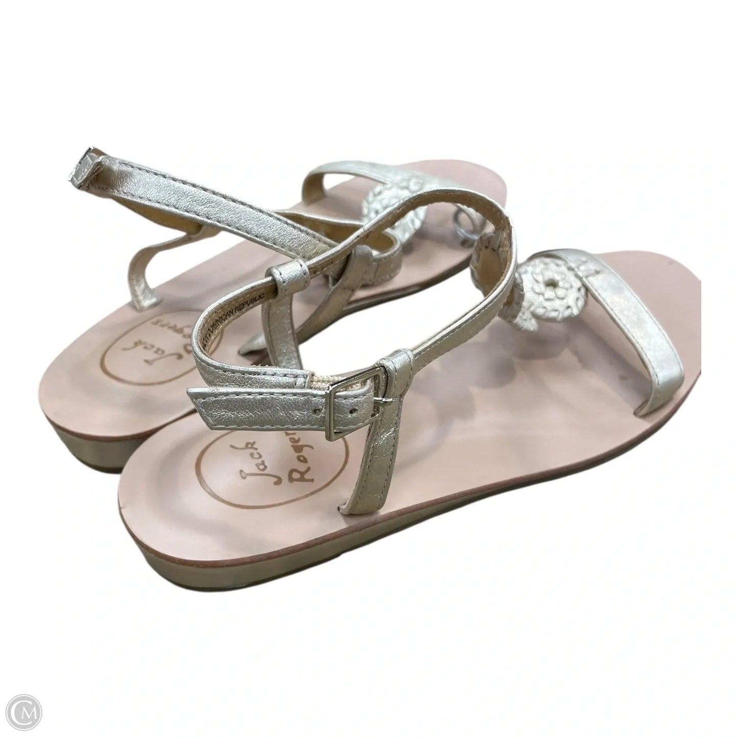 Sandals Flats By Jack Rogers In Gold, Size: 6.5