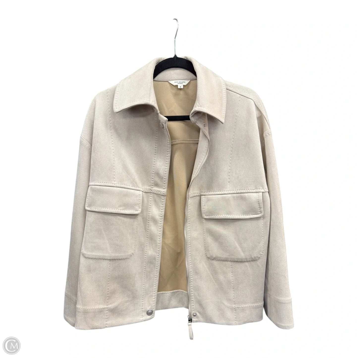 Jacket Other By Max Studio In Cream, Size: M