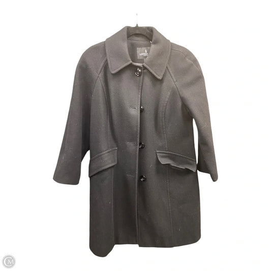 Coat Wool By London Fog In Black, Size: M