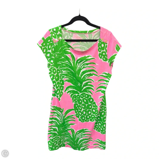 Dress Designer By Lilly Pulitzer In Floral Print, Size: Xl