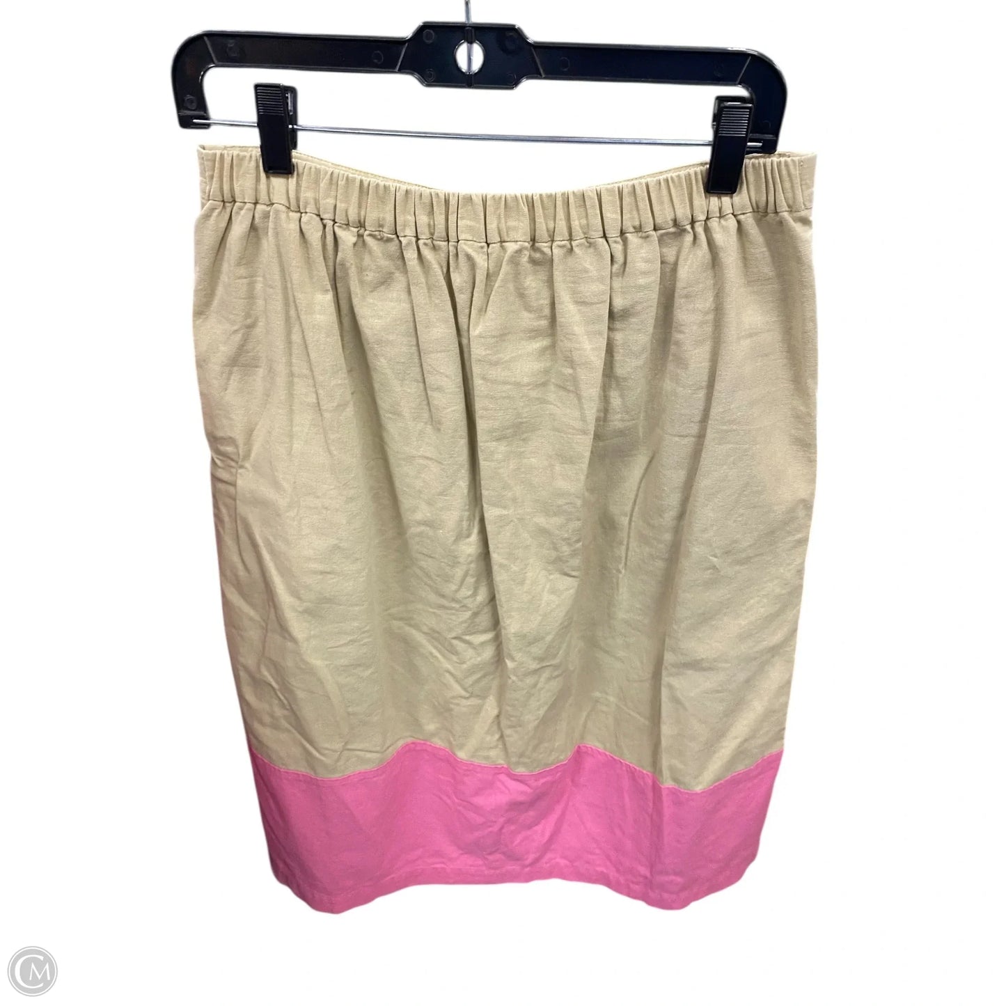 Skirt Midi By J. Crew In Pink & Tan, Size: S