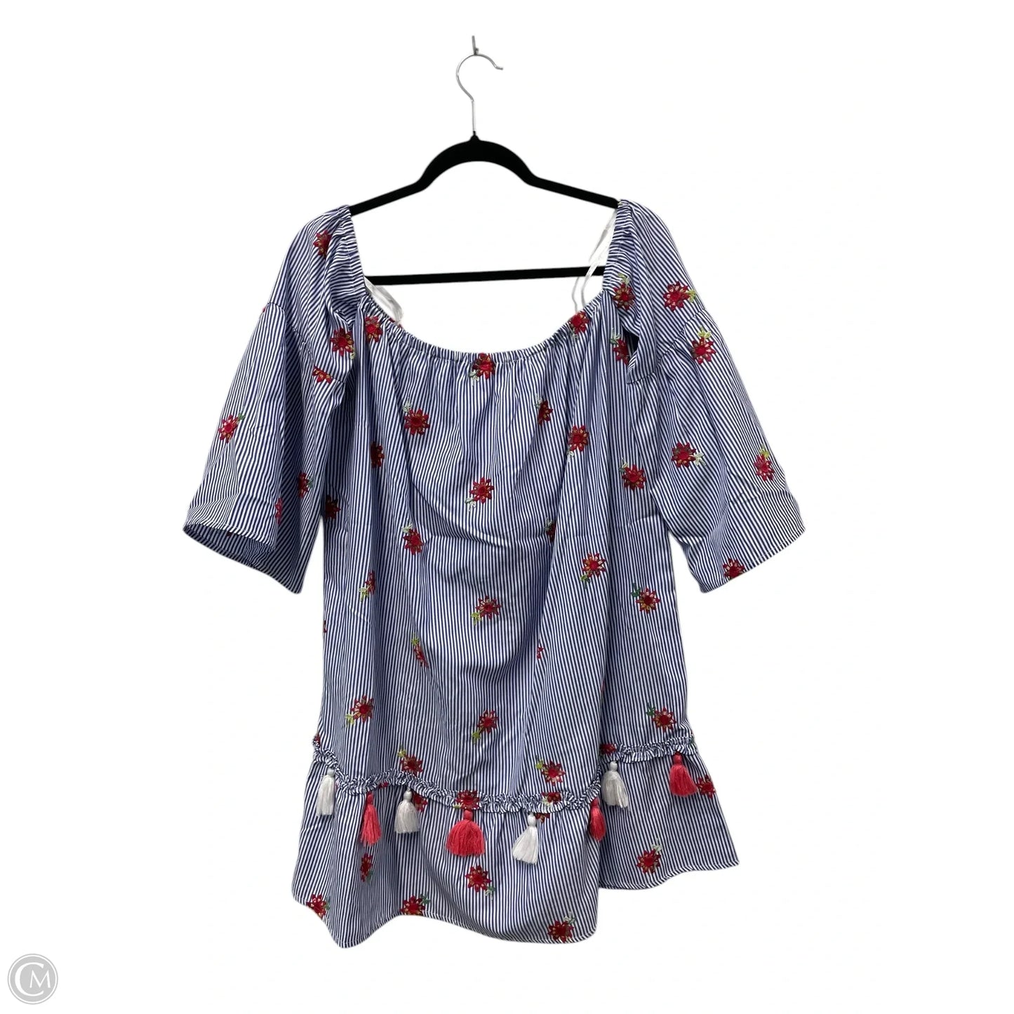 Dress Casual Short By Impeccable Pig In Striped Pattern, Size: L
