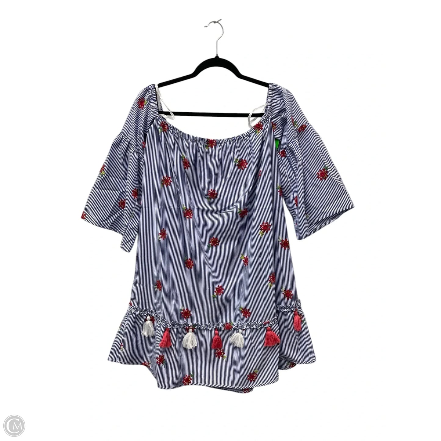 Dress Casual Short By Impeccable Pig In Striped Pattern, Size: L