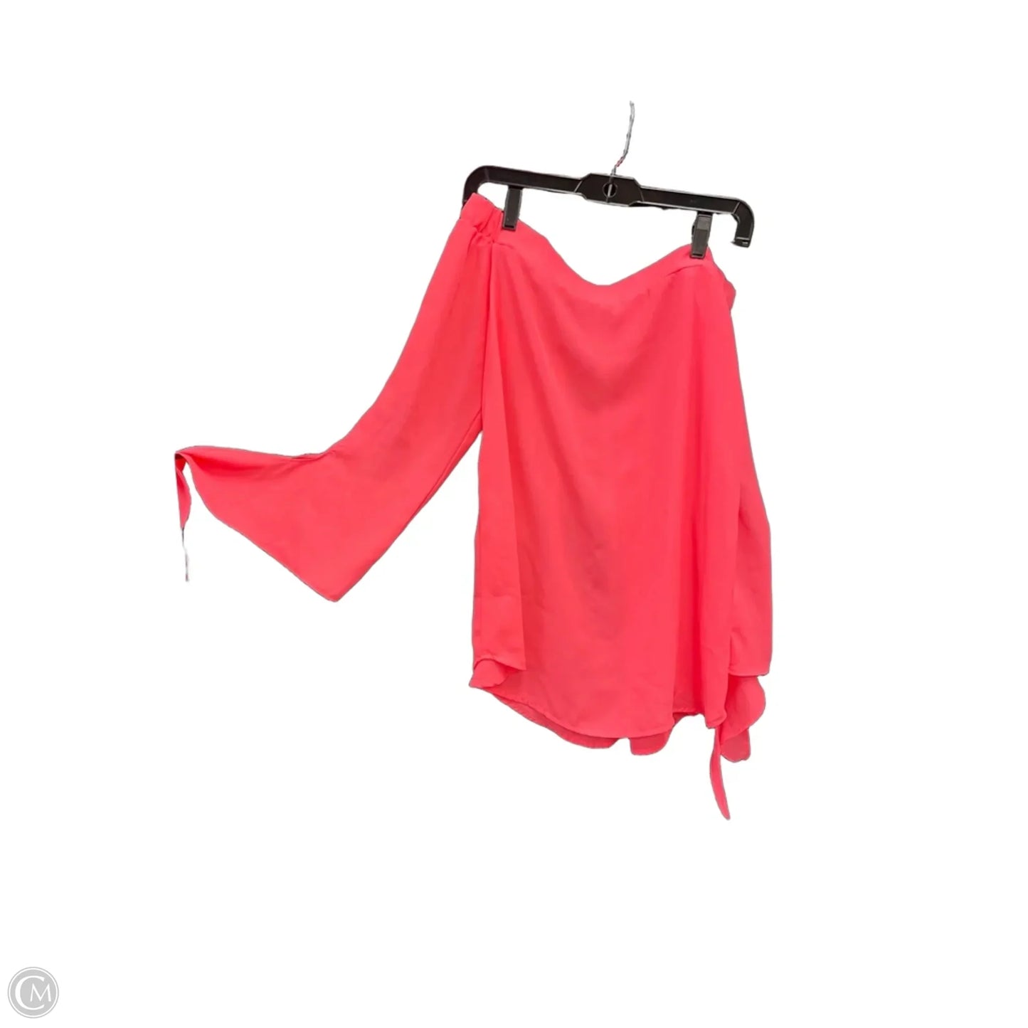 Top Long Sleeve By Adrienne In Pink, Size: S