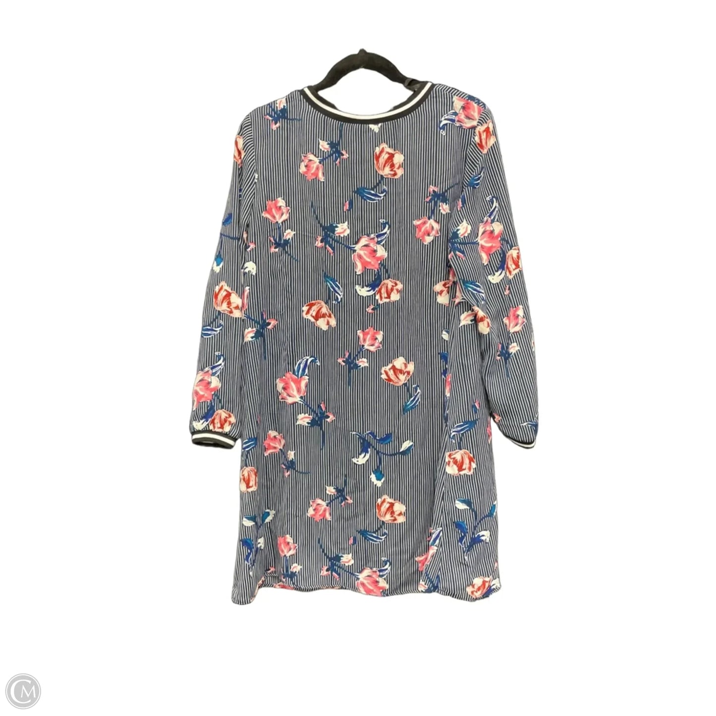 Dress Casual Short By Luxology In Blue & Pink, Size: S