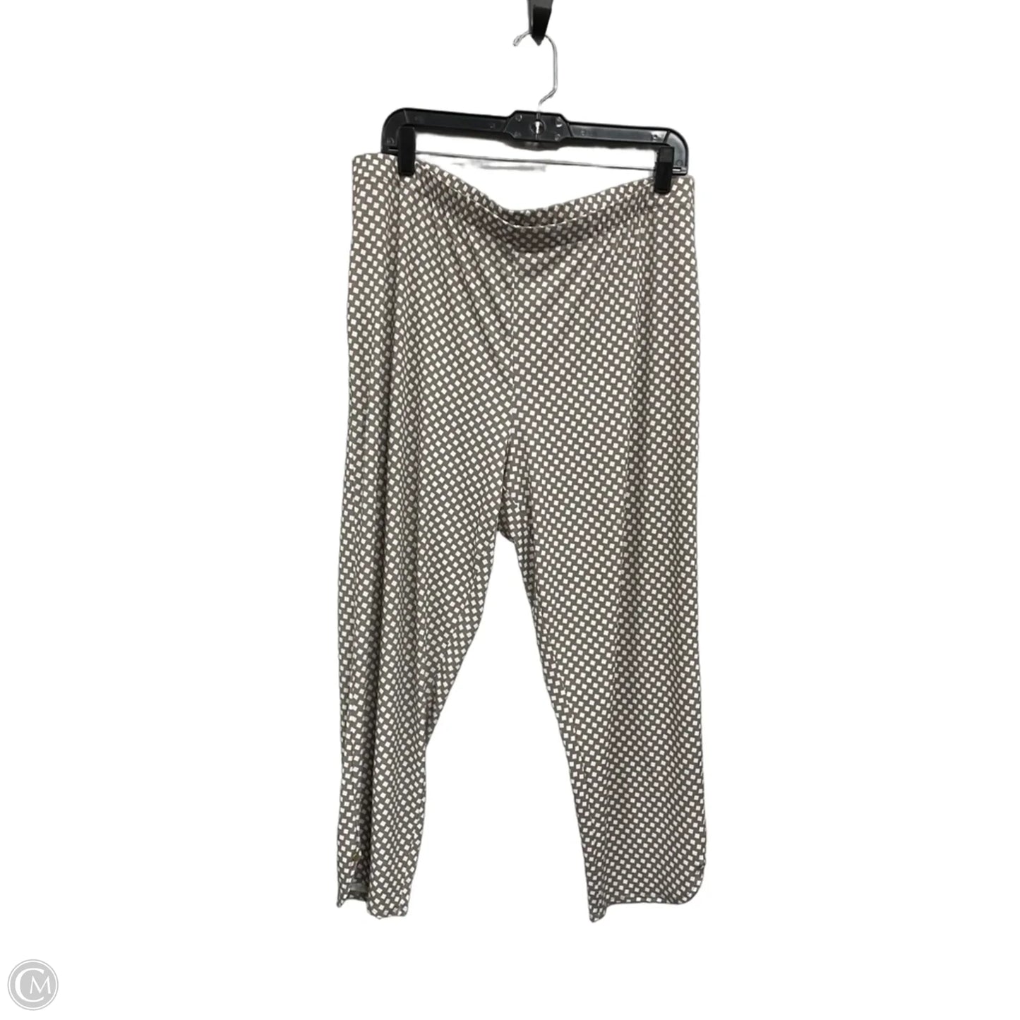 Pants Lounge By Chicos In Cream & White, Size: L