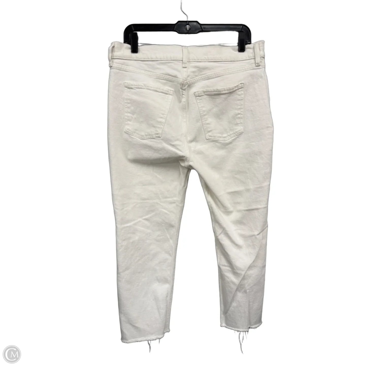 Jeans Boyfriend By Old Navy In White, Size: 10